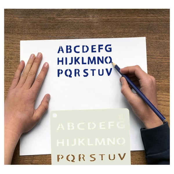 Numeromaalaus Art Letter stensiilit