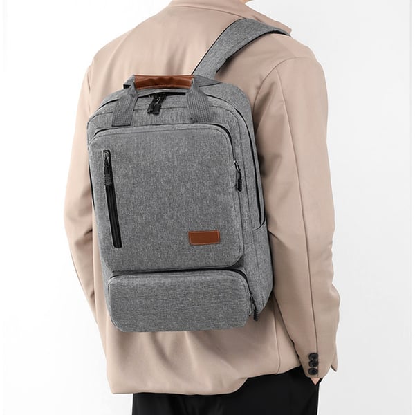 Multifunksjonell bærbar ryggsekk i nylon Grey