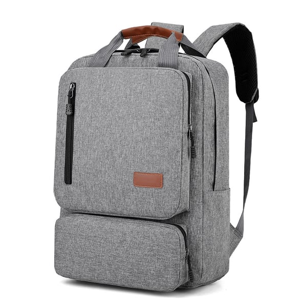 Multifunksjonell bærbar ryggsekk i nylon Grey