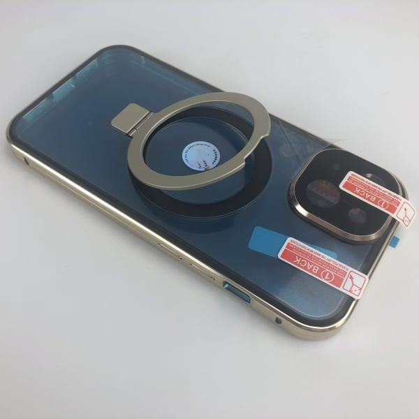 Magnetisk deksel med personvern for iPhone Champagne iPhone 15