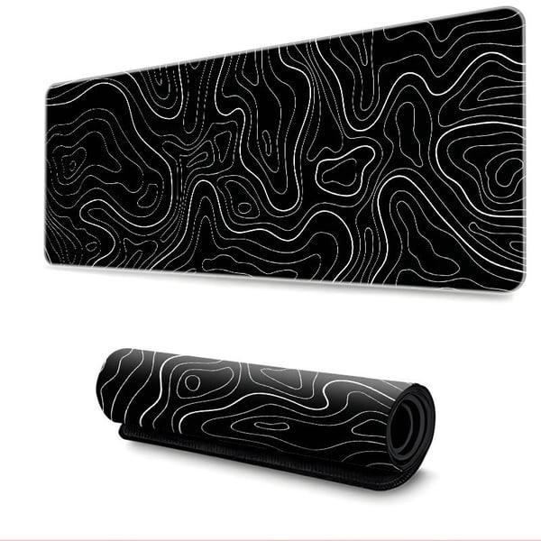 Skrivbordsunderlägg - Stor musmatta Black S