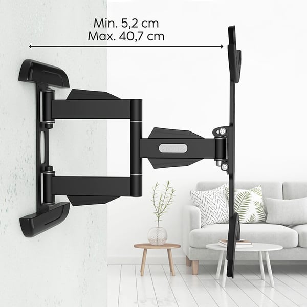 TV Veggfeste Full Motion VESA opp til 400x400 65" Svart