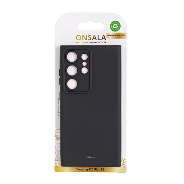 Deksel Silikon Samsung S24 Ultra 5G Svart