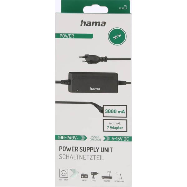 Strömförsörjning Universal 3000mA 36W