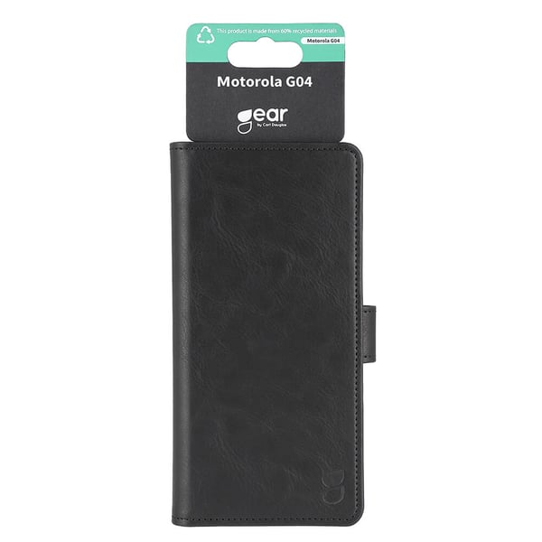Wallet 3 kortpladser Sort - Motorola G04 4G