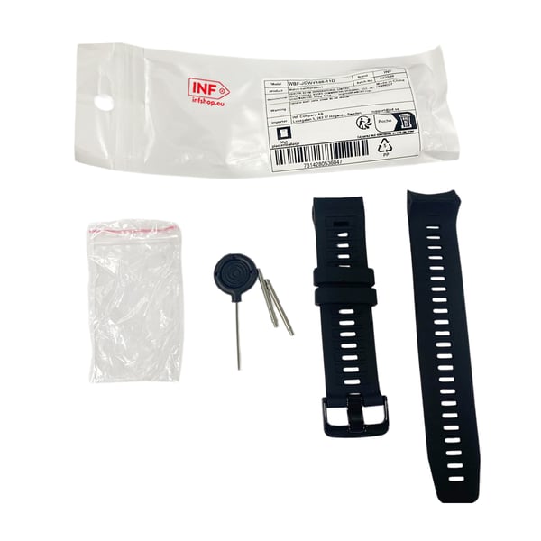 Garmin Instinct 2 silikonikellon ranneke Black