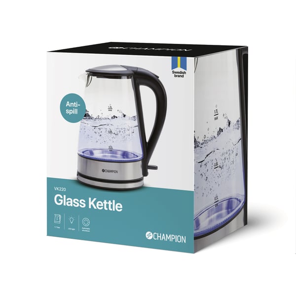 Vedenkeitin 1,7L VK220 Glass
