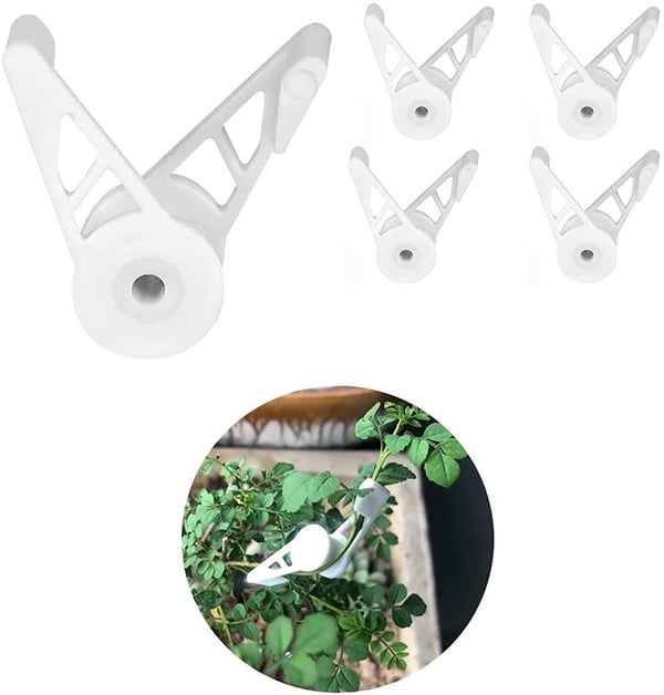 360 graders justerbare plantetreningsklemmer White