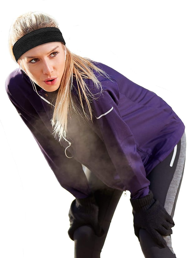 Svedbånd Sports pandebånd DarkGrey