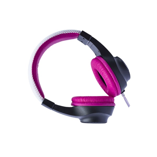 Kablede hodetelefoner med 6,5 mm enkeltplugg Pink