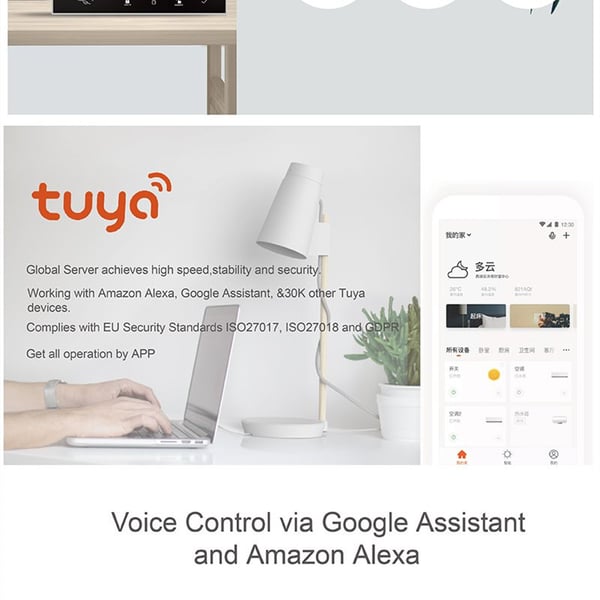 Tuya Wireless WiFi+GSM Alarmsystem