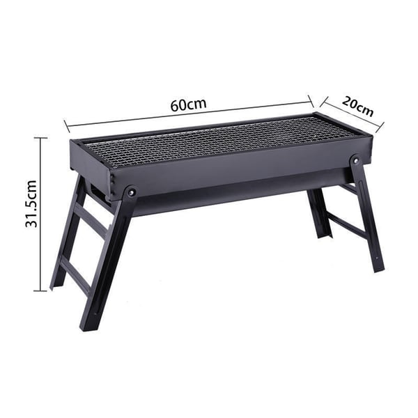 Sammenleggbar bordplate for kullgrilling M