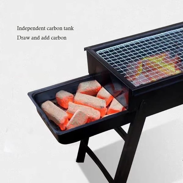 Sammenleggbar bordplate for kullgrilling M