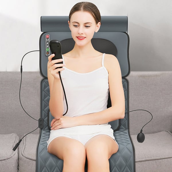 Massagemåtte med varmepuder til helkropsmassage