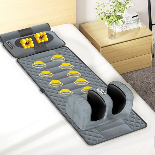 Massagemåtte med varmepuder til helkropsmassage