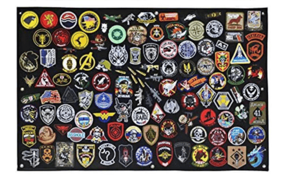 Tactical Patch Display Panel Holder Board Wall Organizer M