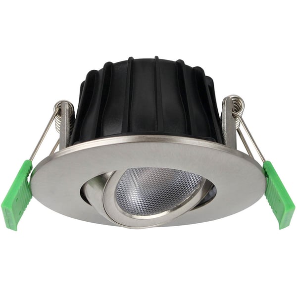 Ellen Innfelt downlight Dim-to-Warm 520lm IP65 1-pakk Børstet stål