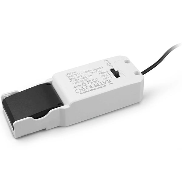 Sanna Dimbar Innfelt downlight 3000K/4000K 520lm IP65 1-pakning Hvit
