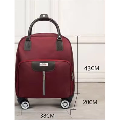 Käsimatkatavara Matkalaukku pyörillä DarkRed