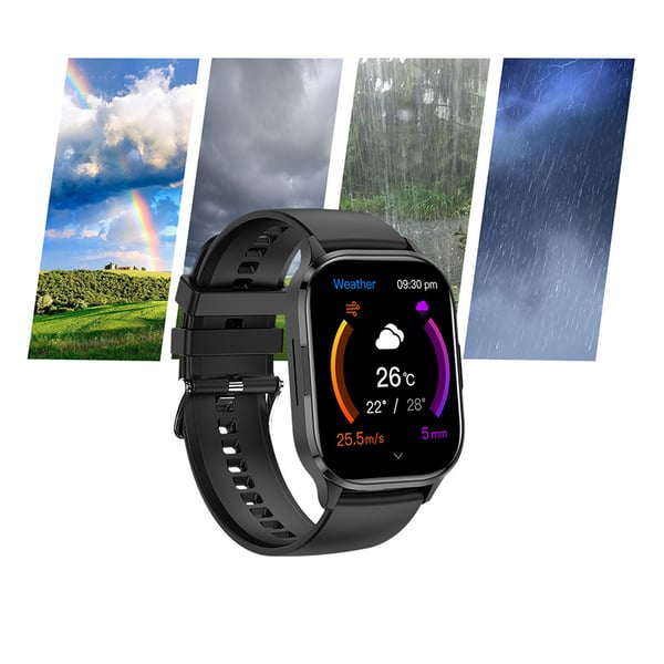 Smartwatch Vandtæt Bluetooth Smartwatch Black