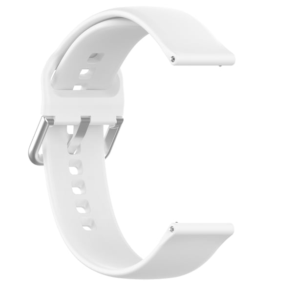 20 mm silikone armbånd til Garmin/Vivomore White