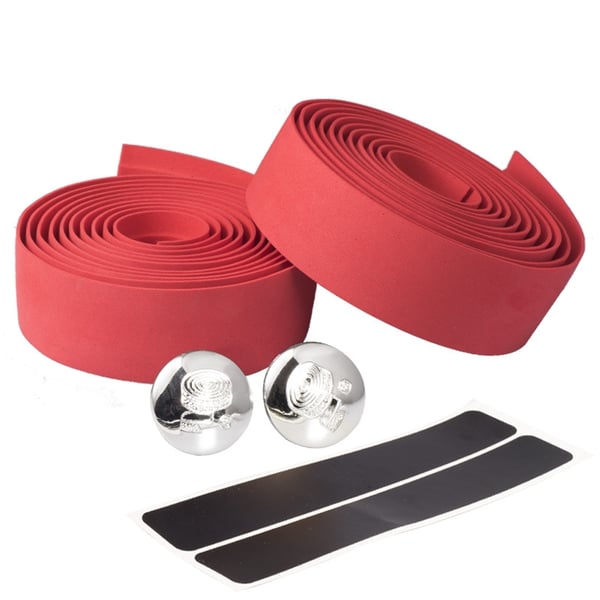 Sklisikkert styretape for sykkel (4-pack) Red
