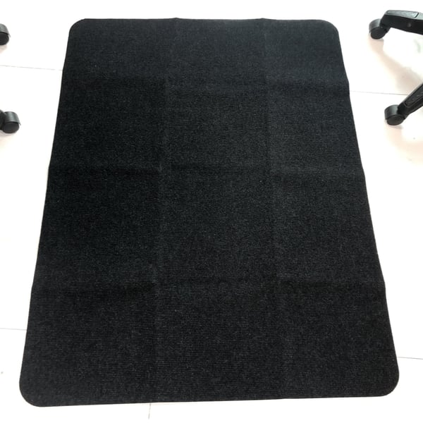 Lattianpäällinen puulattioihin, matto työtuoliin, 20X90 cm Black Lattianpäällinen puulattioihin, matto työtuoliin, 20X90 cm Black