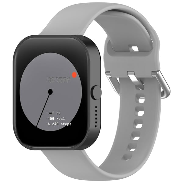 22 mm silikonklokkerem for CMF fra Nothing Watch Pro Grey