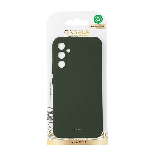 Mobildeksel Silikonfølelse Olivengrønn - Samsung A35 5G