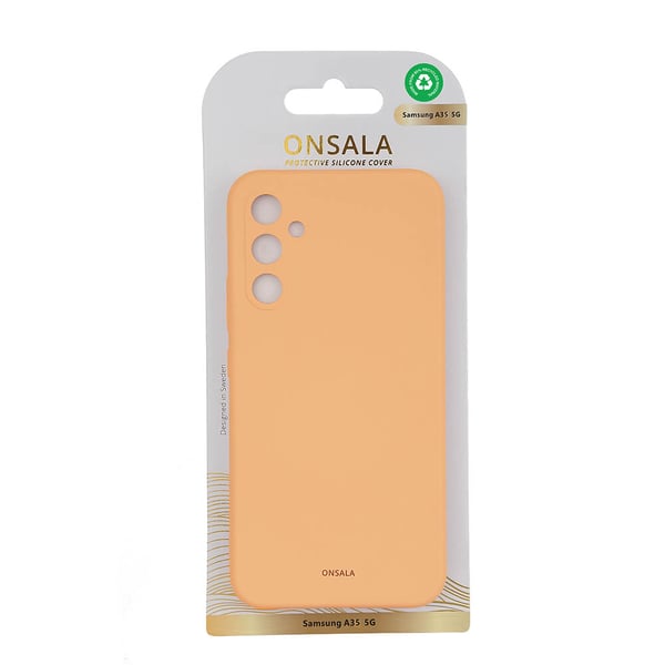 Cover Silikone Feel Apricot - Samsung A35 5G