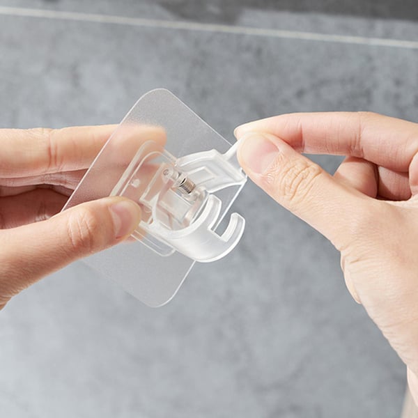 Selvklebende holder for gardinstang 2-pakning