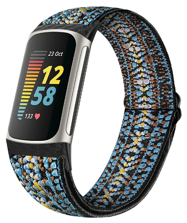 Kellon rannekkeen vaihto Fitbit Charge5/6:lle Blue