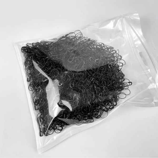 Hakaneulat - 22 mm, 1000 kpl Black