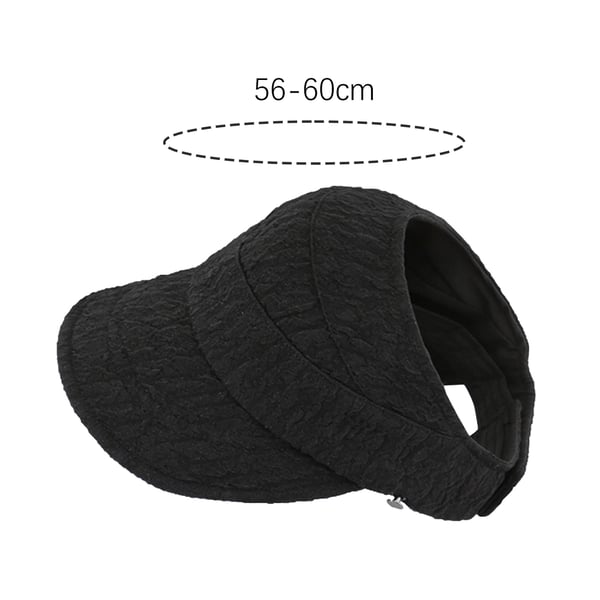 Tynd solhat / kasket til sommer Black