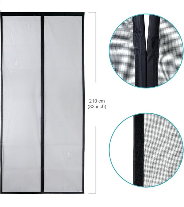 Hyttysverkko ovelle Black M