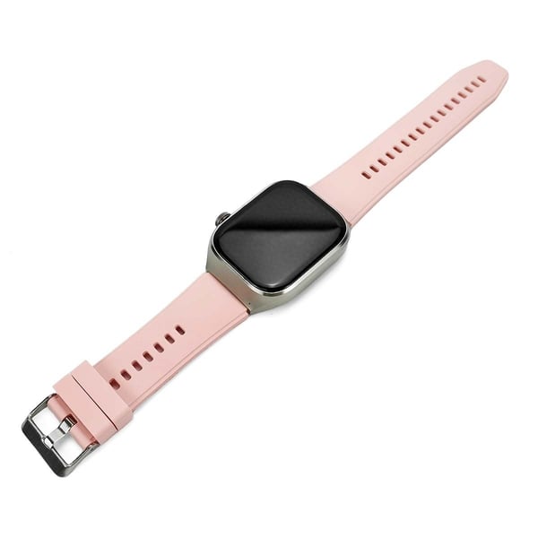 Smartklokke med EKG, puls, blodtrykk, søvn, skritteller Pink