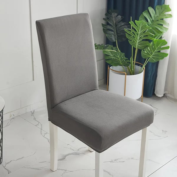 Yksivärinen kotiruokailutuolin päällinen DarkGrey
