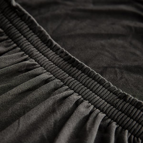 Enfärgat Stolsöverdrag Black