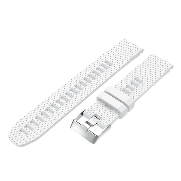 Silikone urrem til Garmin Fenix 5S Plus White Silikone urrem til Garmin Fenix 5S Plus White