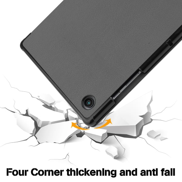 Tri-Fold-deksel til Samsung Galaxy Tab DarkGrey Model 3