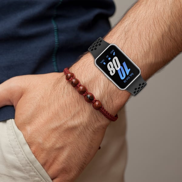 Klokkereim for Samsung Galaxy fit3 SM-R390 Black