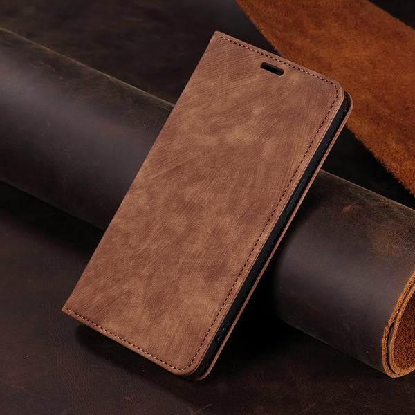 Magneettinen nahkakotelo Google Pixel 8 Prolle Brown
