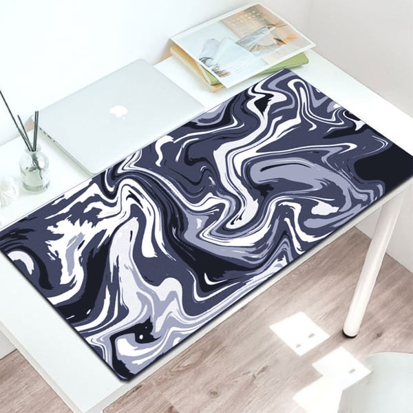 Musematte med vanntett overflate Black M