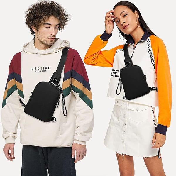 Uusi Mini Neutral -olkalaukku ulkoiluun Black
