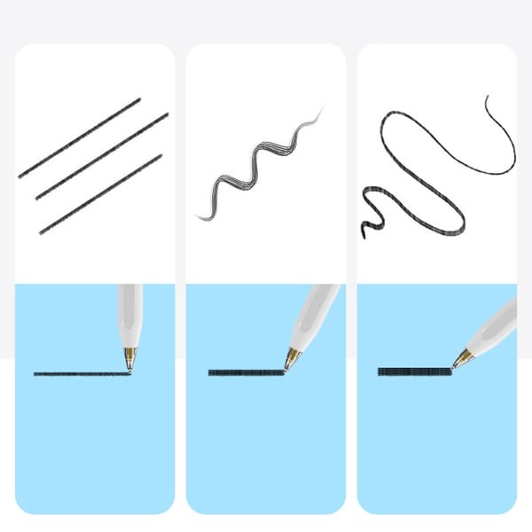 4 Pakkaa Apple Pencil Tips -kynän vaihtopäät White