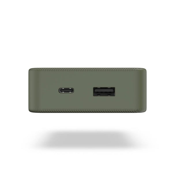Powerbank Colour 20 20000mAh USB-C+USB-A Grønn
