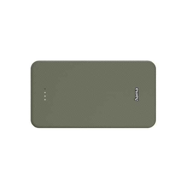 Powerbank Colour 20 20000mAh USB-C+USB-A Grønn