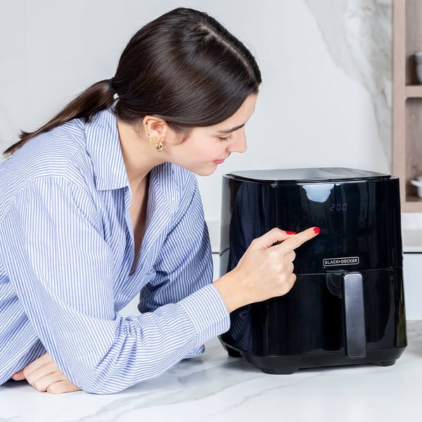 Air Fryer Sort 5L 1450W