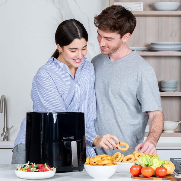 Air Fryer Sort 5L 1450W