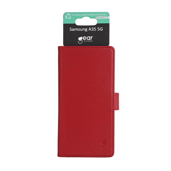 Wallet Samsung Galaxy A35 5G - 3 Kortpladser Red